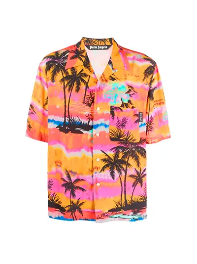 Palm Angels — palm tree-print shirt